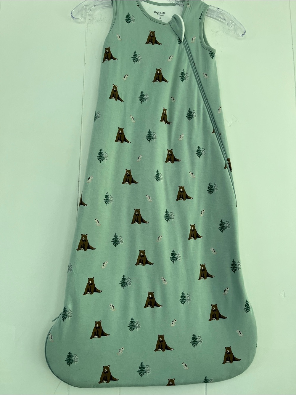 Kyte Baby TRAIL Bear Sleep Sack 1.0 TOG Size Medium 18-30 lbs Bamboo